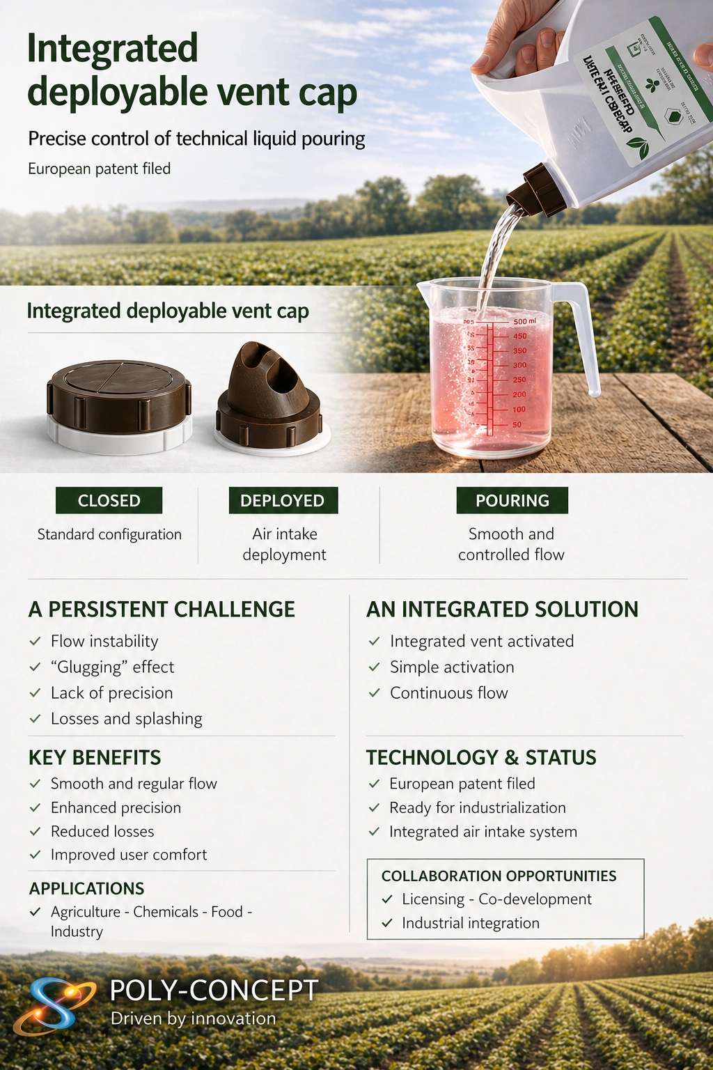 Integrated Deployable Vent Cap